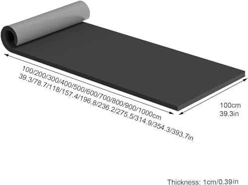 Heavy-Duty Self-Adhesive Rubber Foam Wall Protectors for Garage, Studio & Gym - Grey 39.3x39.3in (100x100cm) - Ultimate Wall Shielding & Protection