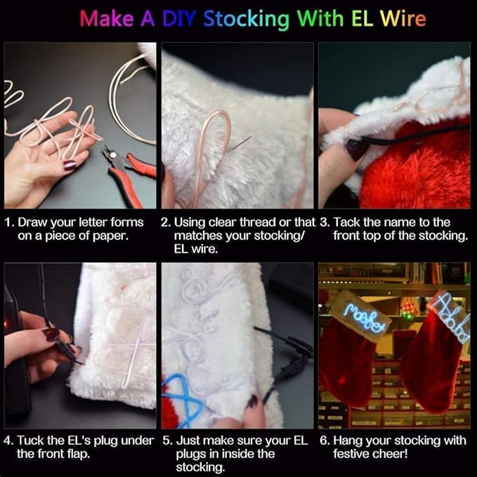 ABALDI El Wire Neon Light, Car Interior LED Lights for Xmas Halloween Christmas Car Interior Decoration(3m/9ft, Green)