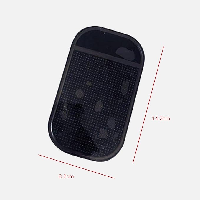 5PCS Extra-Strong Anti-Slip Pad Car Dashboard Sticky Pad Removable Silicone Gel Mat Washable Multi-Purpose PU Gel for Cell Phone Tablet (Yellow)