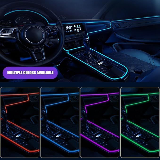 Car Interior Lights for Mercedes Benz AMG ML SUV M-Class W163 W164 W166 320 350 400 500/ML 55 63 LED Car Interior Atmosphere Lamp Car Ambient Lighting Kits,Blue