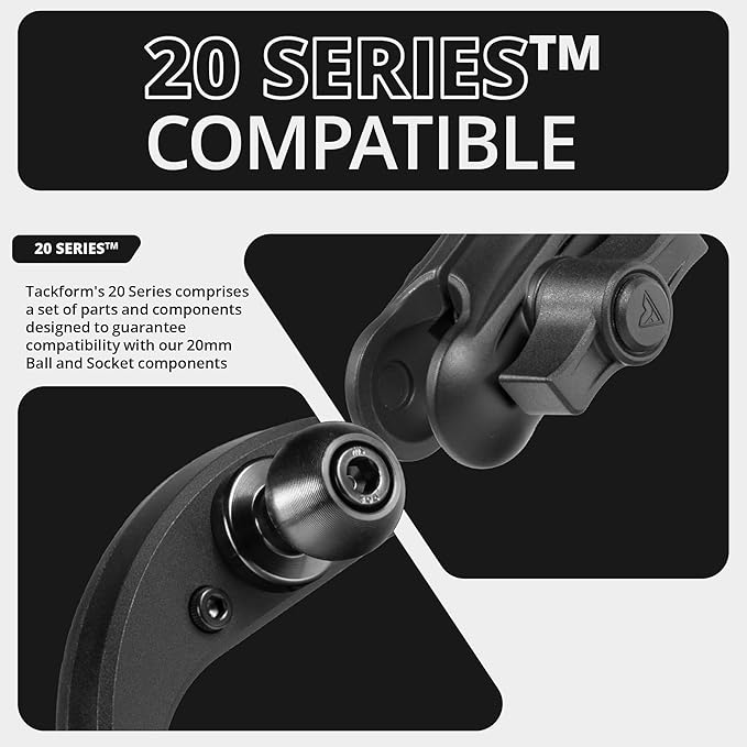 Tackform Link Vent Phone Mount Compatible with 2016-2023 Toyota Tacoma and 2014-2021 Toyota Tundra | Aluminum | Zero Slip | Compatible with MagSafe | Universal Magnetic Holder | 2" Arm | Green Knob