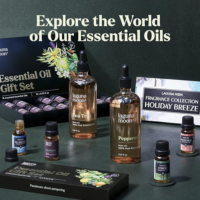 Lagunamoon Australian Tea Tree Essential Oil (150ml) - XXL Bottle with Drops for Candle Making Scents and Cleaning Products - Fragrance Oil for Aromatherapy, Relaxation, Diffusers, Yoga, Home Care