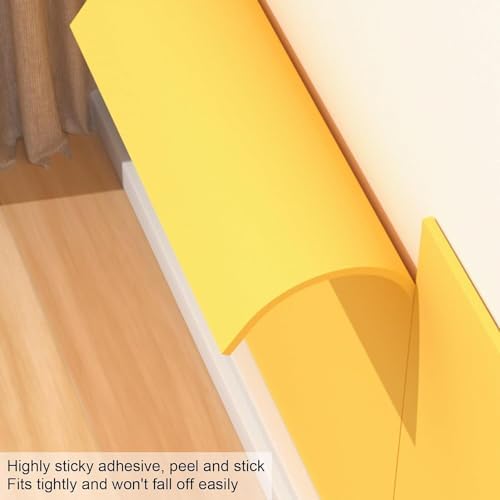 Self-Adhesive Rubber Foam Wall Protectors - Grey Foam Shields for Garage Gym & Studio, 39.3"x39.3" (100x100cm) - Prevent Wall Damage & Scratches