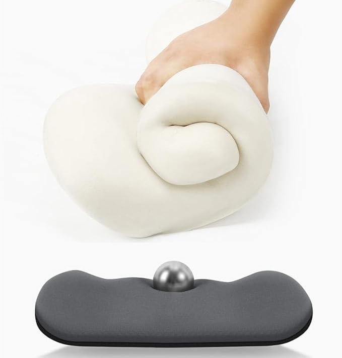 Car Memory Foam Pillow for Honda Civic Coupe/Sedan 2016 2017 2018 2019 2020 2021,Neck and Back Support Car Seat Kit Long Drive Essential Neck Pillow Lumbar Support Cushion,Grey