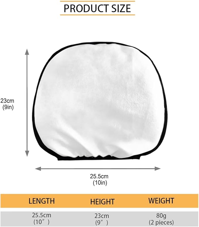 FKELYI Dolphin Car Seat Covers - Full Set with Steering Wheel, Gear Shifter, Handbrake, Headrest Covers and Cup Coasters