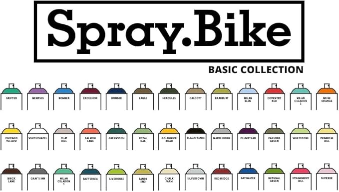 Spray.Bike Spray Paint | Designed Mainly for Bicycles | Multi-Use Acrylic Spray Paint for Metal, Plastic | High Coverage Bike Paint, 400ml, Elderberry