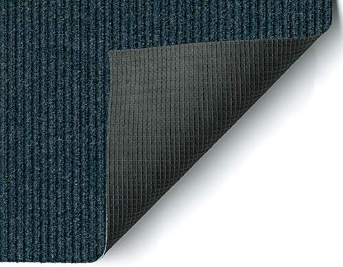 KOECKRITZ Heavy Duty Durable All Weather Indoor/Outdoor Non Slip Entrance Mat Rugs and Runners for Office Business Building Home Garage Front Door (5' x 11', Blue)
