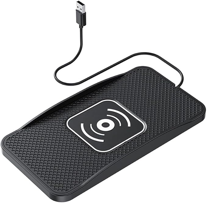 Wireless Car Charger Pad for Nissan Armada Ariya Juke Kicks Murano Pathfinder Rogue Xterra 2000-2026, Type-C/USB 20W Car Wireless Charger Non-Slip Phone Charging Pad Car Accessories