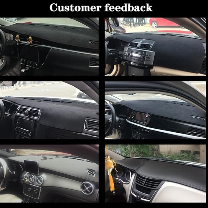 Dashboard Covers for Wrangler JL 2018-2022,Premium Microfiber Suede Fabric Anti-Glare & Non-Slip Dash Pad,Custom Fit,Microfiber Suede