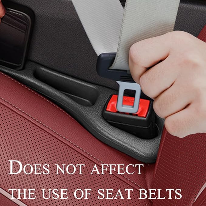 Car Seat Gap Filler Organizer Compatible with Toyota Tacoma Accessories Seat Gap Plug Blocker with Storage Slot Non-Slip Car Cup Holder Coaster Black