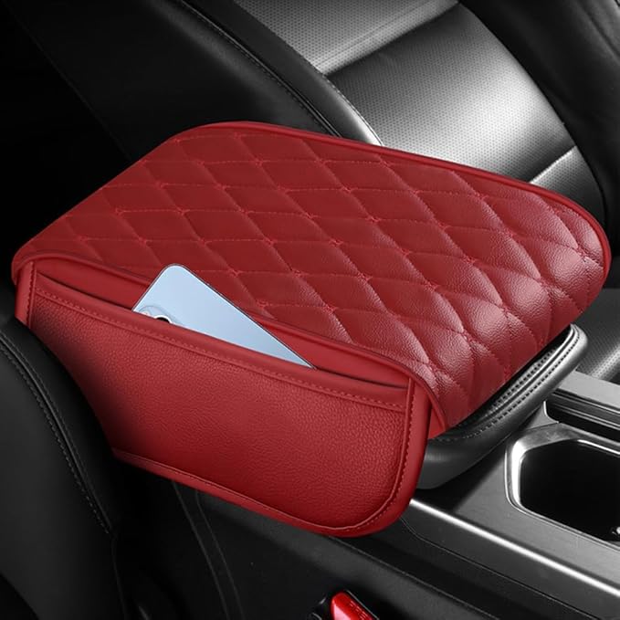 Universal Car Armrest Pad for Lexus RX|RX AL30 AL20 AL10 XU30 RX 450 350 200 270 Leather Armrest Box Center Console Cover Pad Waterproof Arm Rest Protector Decor Accessories,Grey-Normal