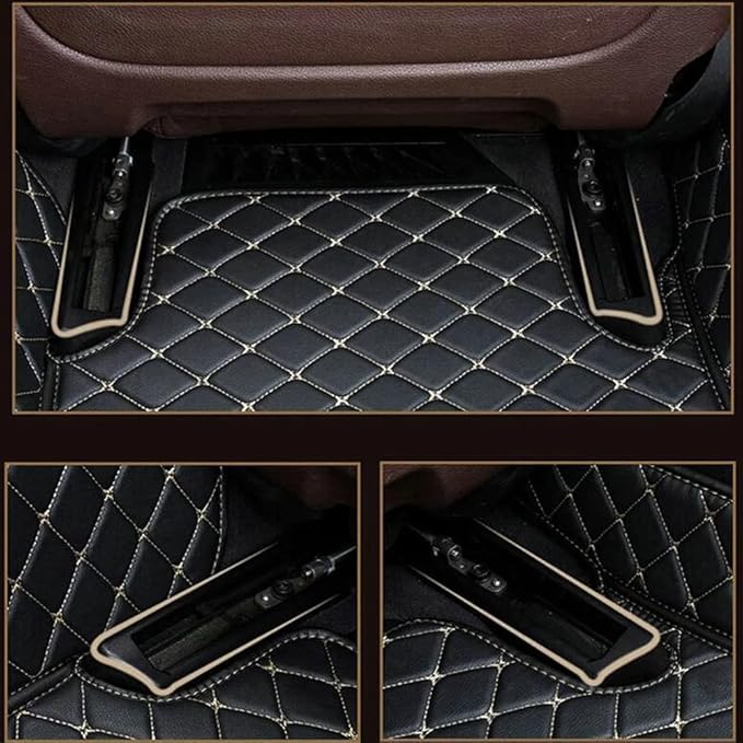 Car Floor Mats Automotive Floor Mats Vehicle Specific All Weather Protection Custom Compatible with Most of 98% Cars SUVs (Color Pink)