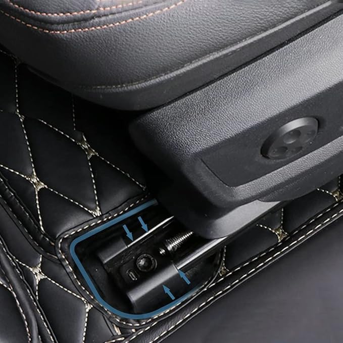 Car Floor Mats Automotive Floor Mats Vehicle Specific All Weather Protection Custom Compatible with Most of 98% Cars SUVs (Blue)