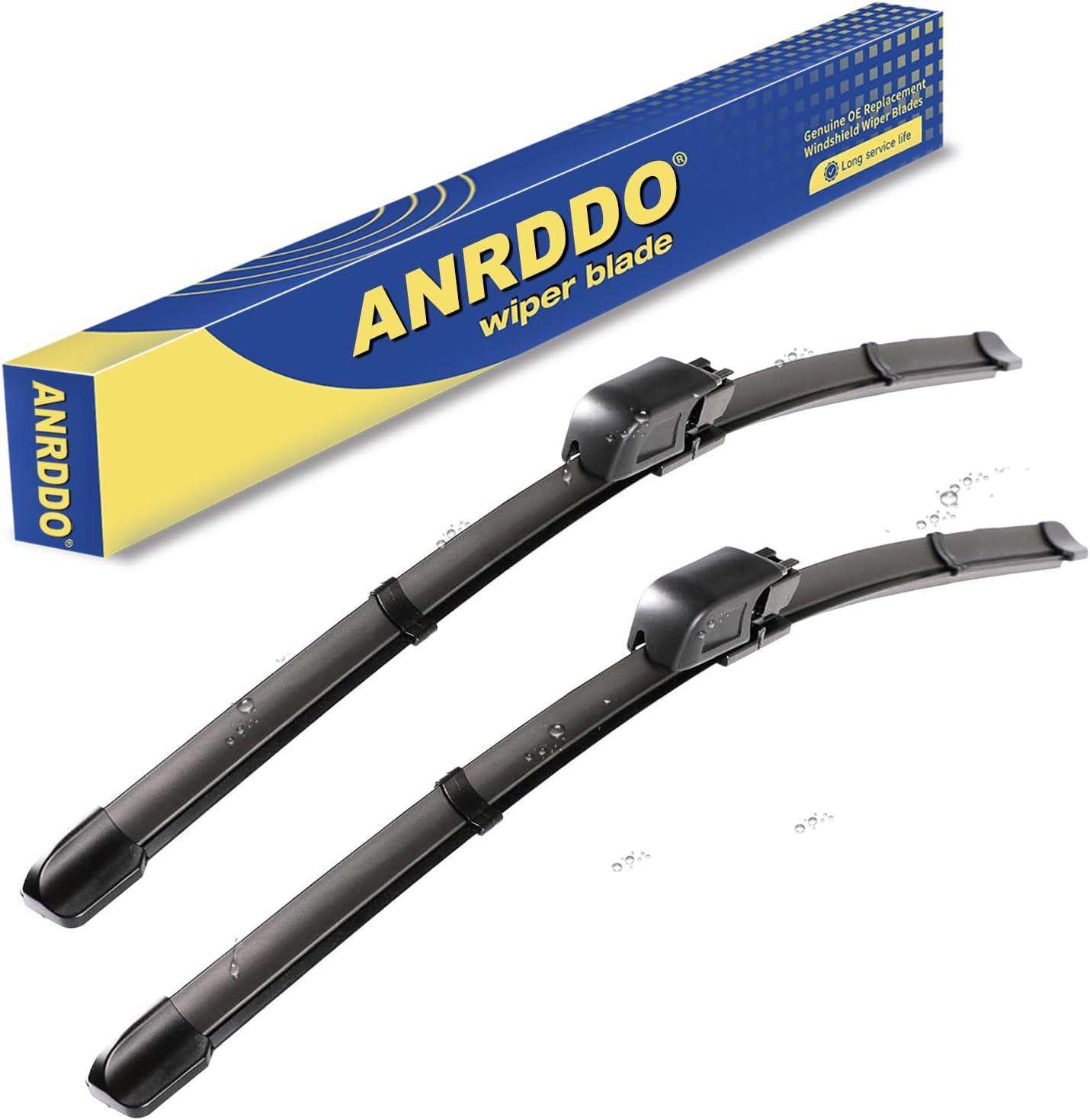 Wipers Replacement For MBZ C CLK Class CLK320 CLK500 CLK55 C230 C240 C280 C350 2003-2009 A8 S8 Original Equipment Replacement Windshield Wiper Blades Set 22"+22"(Set of 2) Pinch Tab