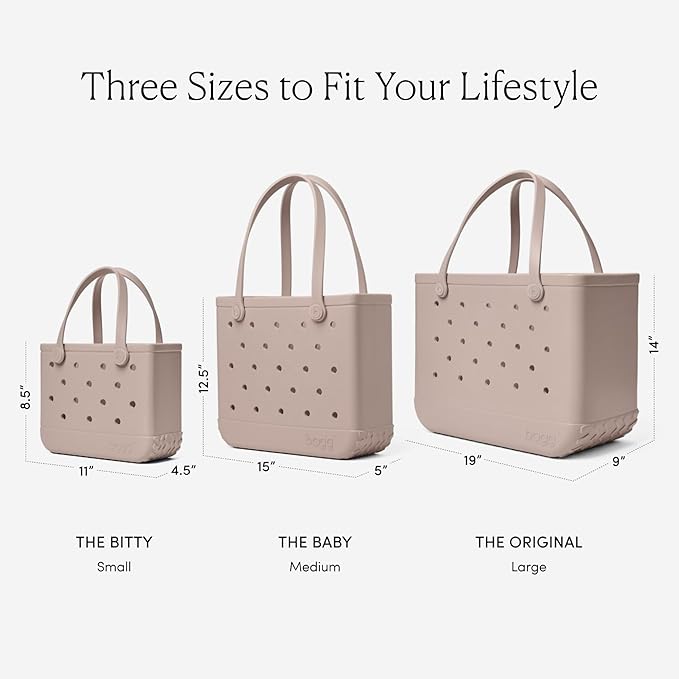 BOGG BAG Medium Tote – 15” x 12.5” x 5” – Durable, Washable, Tip-proof – Beach, Pool, Boat, Work, Sports (Checker Out)
