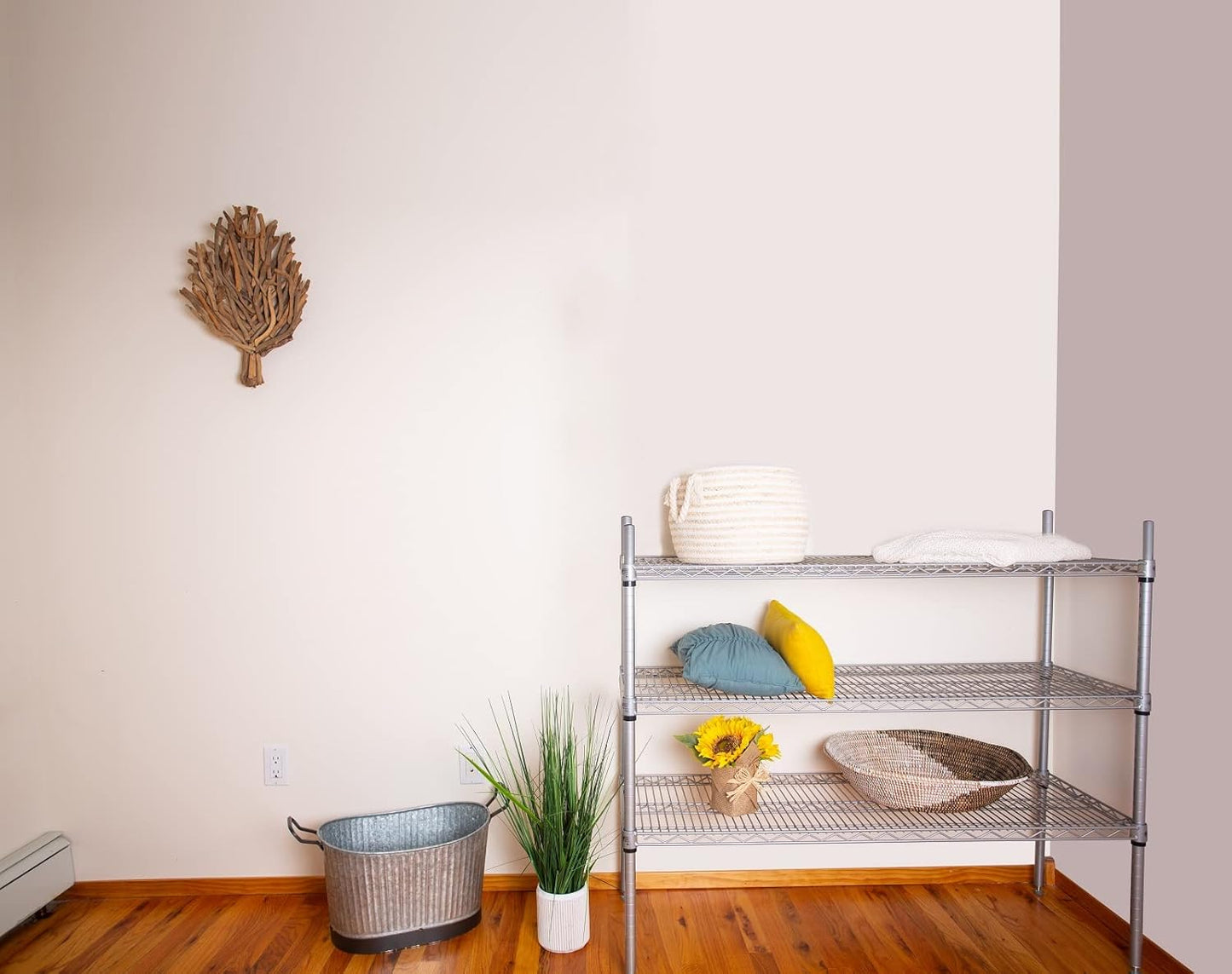 Omega 21" Deep x 54" Wide x 54" High 3 Tier Gray Starter Shelving Unit