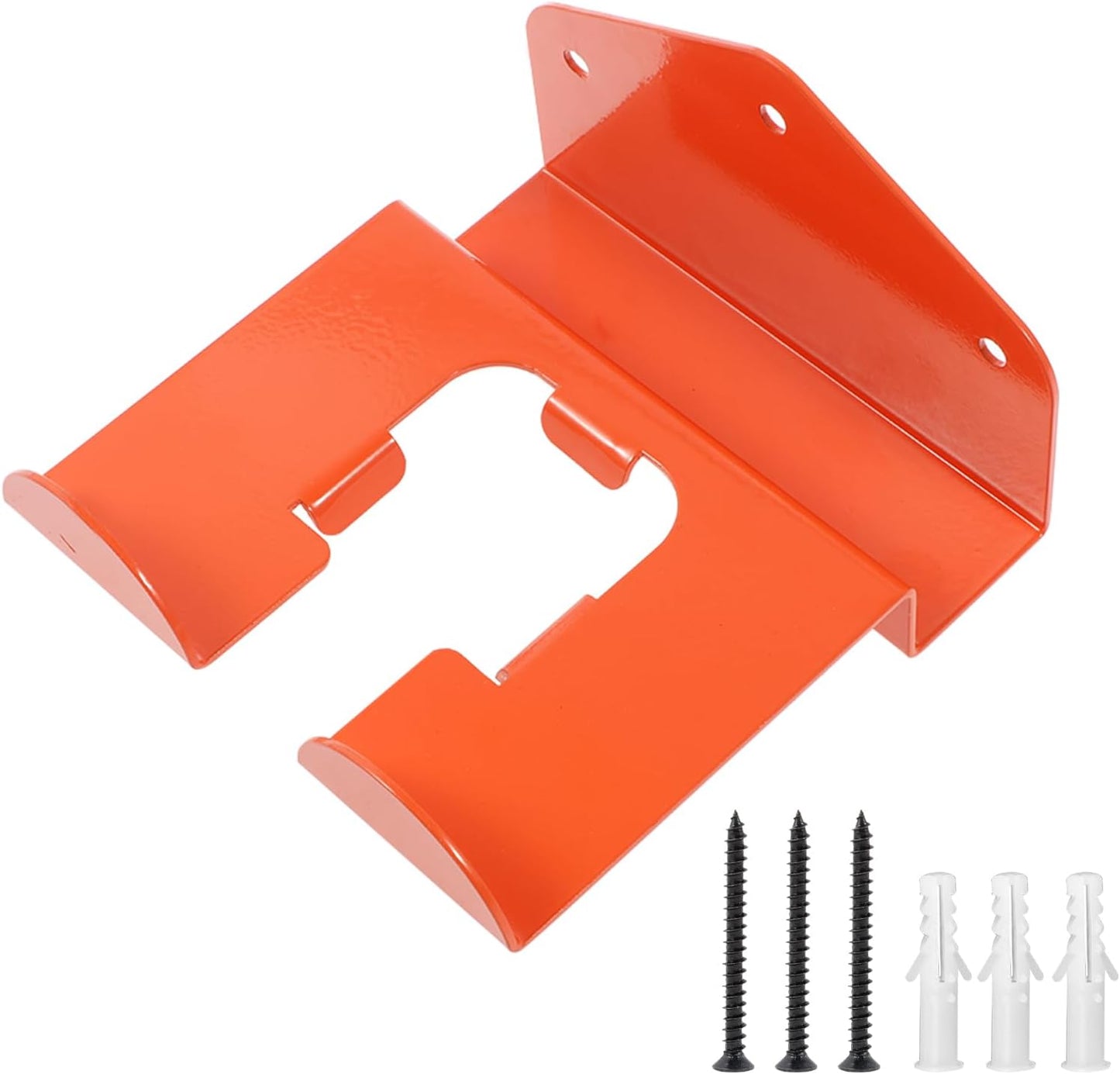 4Pack Weedeater Hanger Wall Mounted Grass Trimmer Rack Heavy Duty Garden Tool Hanger Steel Weed Whackers Holder Hedge for Grass Garden Tools