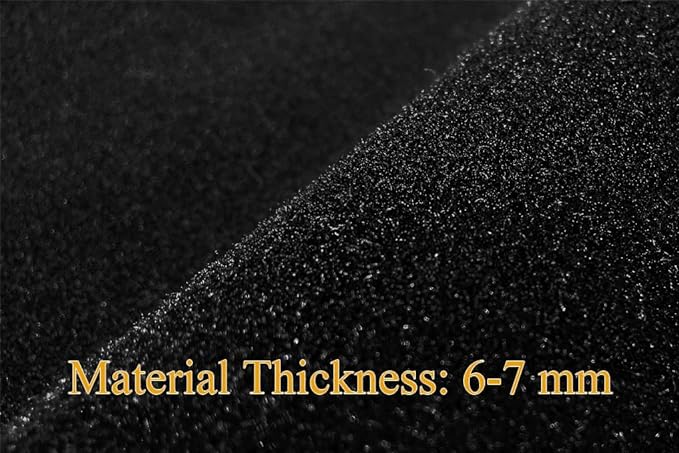 Dash Cover Mat Custom Fit for Ford Mustang/Mercury Capri Dashboard Cover Pad Cap Carpet Protector Without Speaker Cutout J282 (Black)