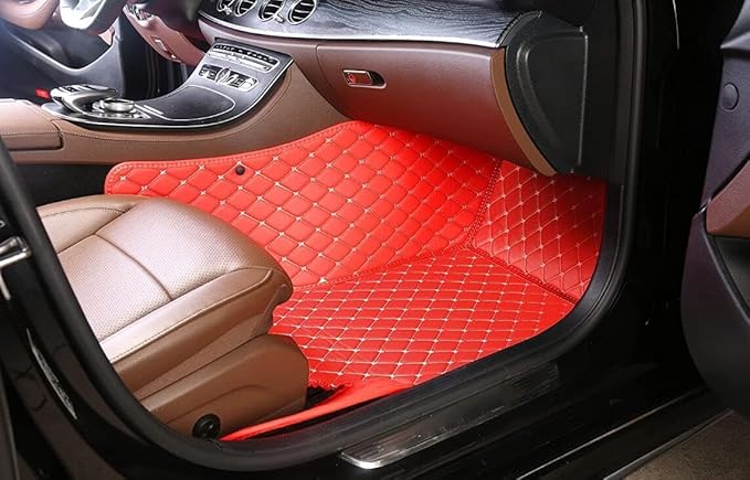 Custome Car Mats Accessories All Weather Floor mats Compatible with Automotive Floor Mats Passenger car mats (Gray)