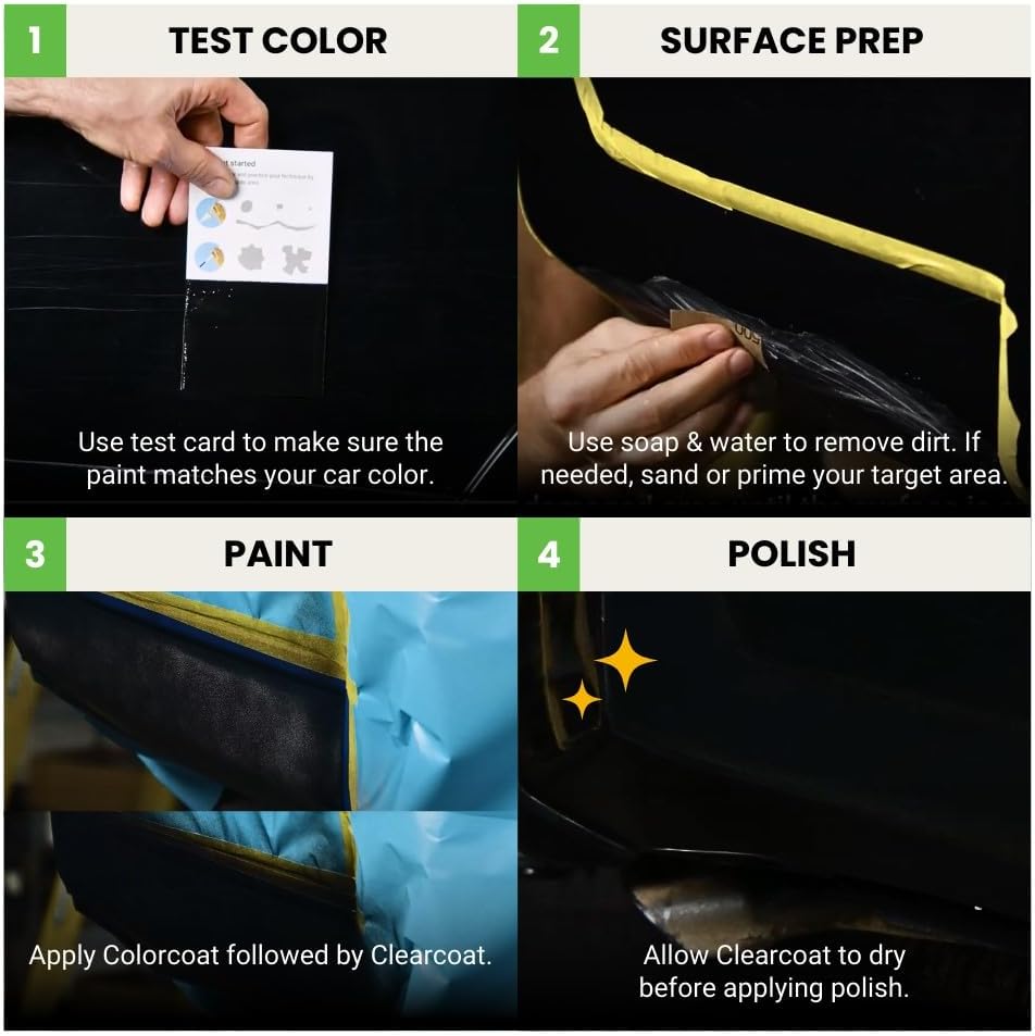 TouchUpDirect 3Q3 Dark Red/Salsa Red Pearl for Toyota Exact Match Touch Up Paint Aerosol - Platinum Package