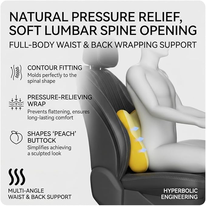 Car Headrest Pillow & Lumbar for Audi A1 A2 A3 A4 A6 A7 A8, Car Seat Neck Pillow Back Support, Breathable All-Season Automotive Seat Cushions, 2PCS,C Dual Gray