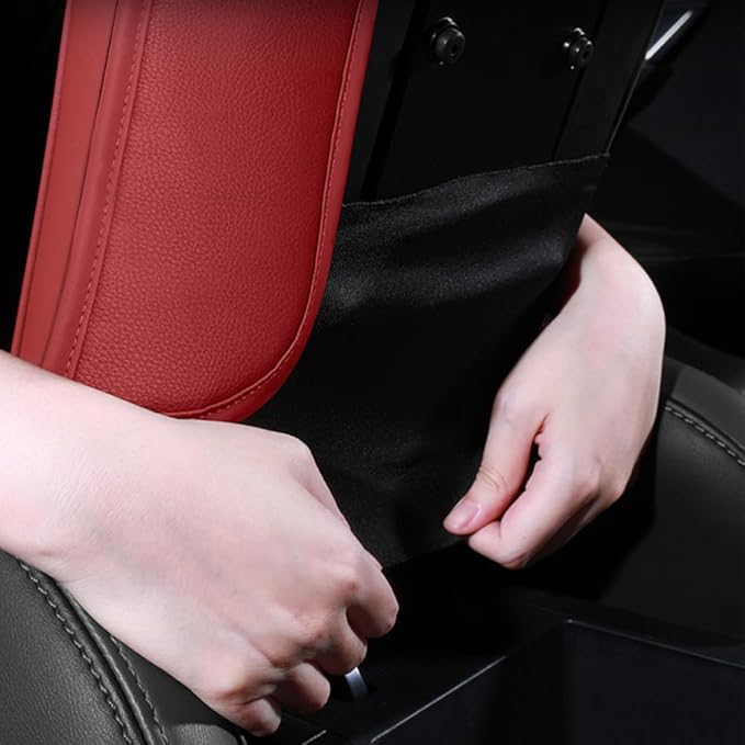 Universal Car Armrest Pad for Lexus RX|RX AL30 AL20 AL10 XU30 RX 450 350 200 270 Leather Armrest Box Center Console Cover Pad Waterproof Arm Rest Protector Decor Accessories,Red01