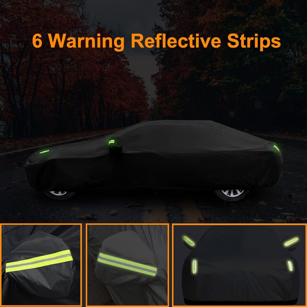Car Cover Compatible with Mercedes-Benz GLE 2015-2025, ML 2006-2015, AMG GLE Coupe SUV, Waterproof All Weather Covers with Cotton Lining for GLE 350 400 450 500 550, Outdoor Rain Sun Snow Cover