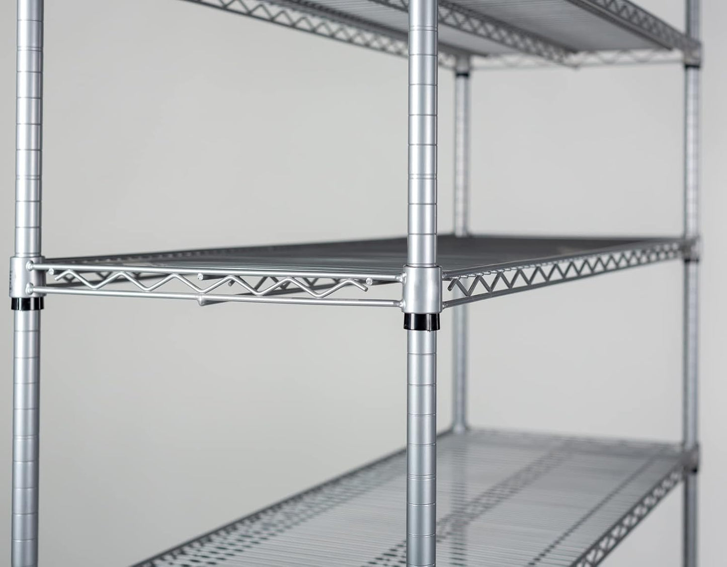 Omega 14" Deep x 42" Wide x 63" High 3 Tier Gray Starter Shelving Unit
