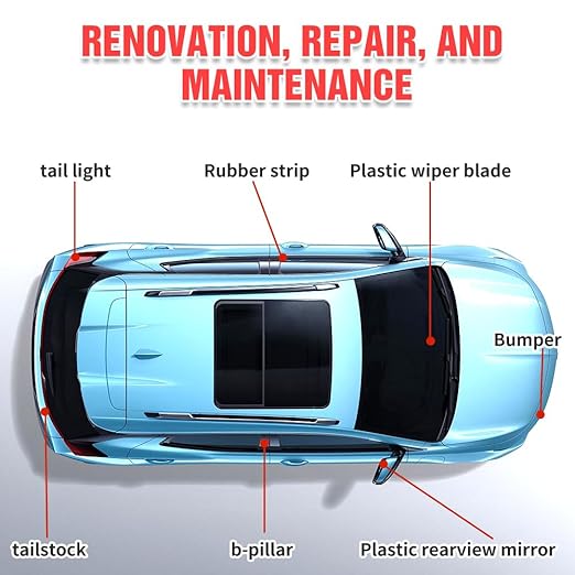 Plastics Parts Crystal Coating, 2025 New Leather Plastic Polishing Renovation Coating Agent, Car Trim Restorer with Sponge, Crystal Coating for Cars Interior or Exterior (2)