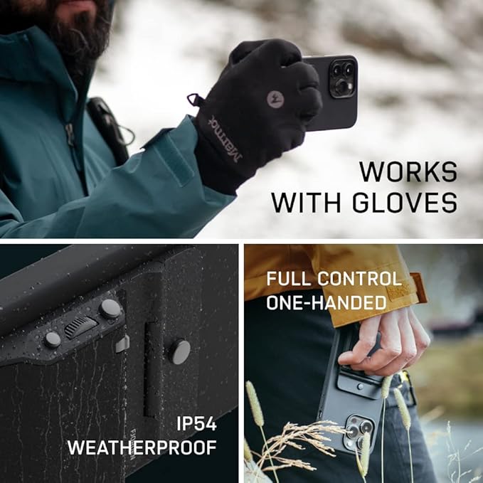 FJORDEN Pro Bundle for iPhone 12/12 Pro - Includes Fjorden Camera Grip, MagSafe iPhone Case, Wrist Strap & Carry Case - Shoot Like A Pro with Your iPhone