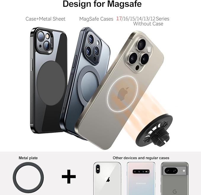 Tundra Phone Mount for Magsafe, Exclusive Fit for Toyota Tundra 2014-2021, for iPhone 17/16/15/14/13/12/Mini Series, Air Vent Toyota Tundra Accessories