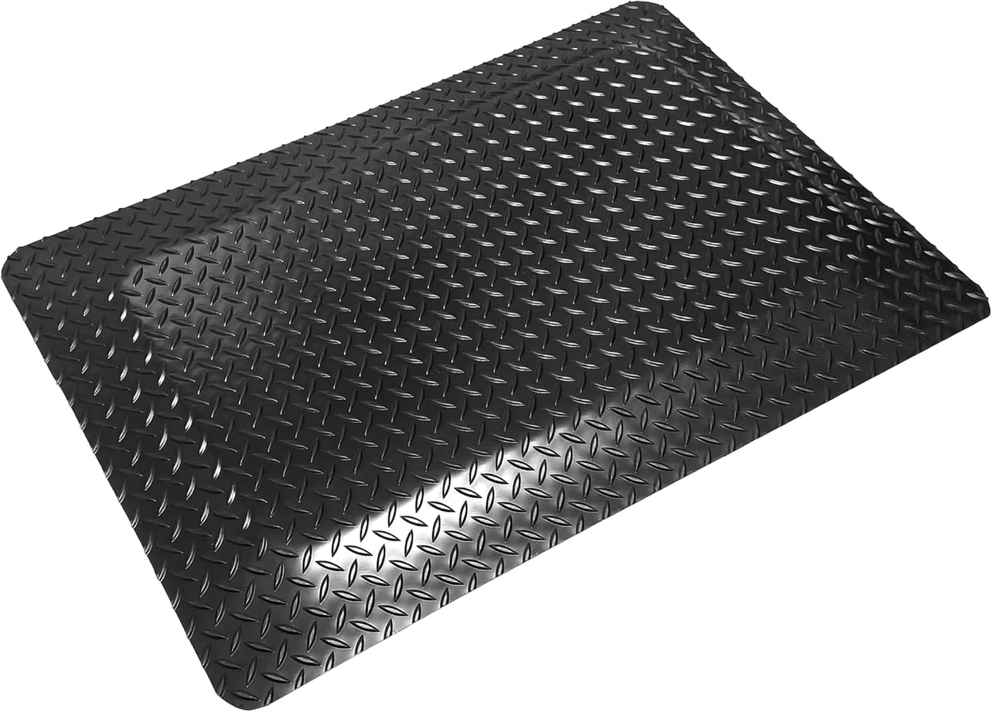Rhino Mats, American Classic Diamond Anti-Fatigue Mats, Industrial Ergonomic Comfort Standing Mat for Work, Home, Garage, Office, Kitchen or Anywhere (Black 9/16" Thick, 2 FT. x 3 FT.)