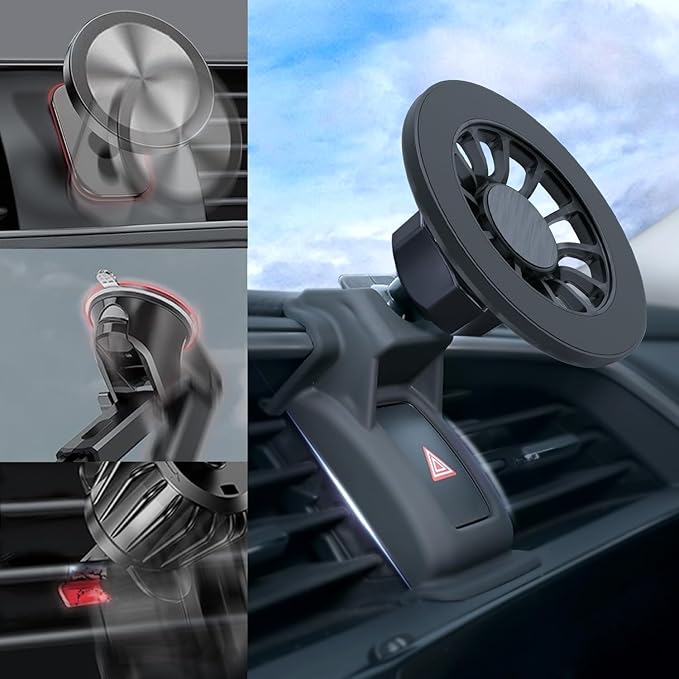 A3 Phone Mount for Magsafe, Exclusive Fit for Audi A3 S3 RS3 2021-2025, for iPhone 16/15/14/13/12/Mini Series, Air Vent Audi A3 Accessories