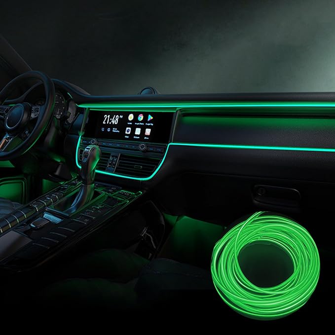 Car Interior Lights for Audi SQ2 SQ5 SQ6 e-tron SQ7 SQ8 SQ8 e-tron LED Car Interior Atmosphere Lamp Car Ambient Lighting Kits,Green