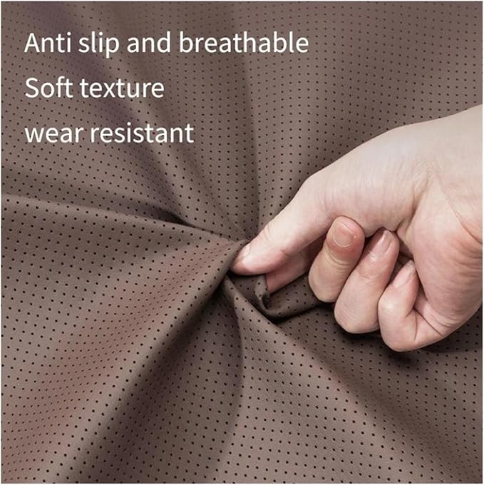 1/2PCS PU Leather Car Neck Pillow & Lumbar Support Cushion, Breathable Universal Seat Headrest Waist Pad, Soft Support Cushion for Daily Driving and Travel(C Style backrest)