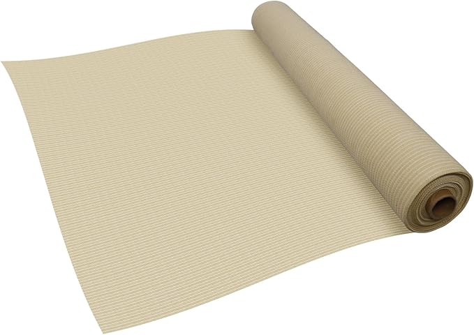 TANG Sun Shade Fabric Roll 8'x138' Shade Cloth for Garden Beige HDPE Mesh Shading Pergola Cover Replacement Canopy, 95% Blockage Sunshades for Outdoor Patio Backyard Plant