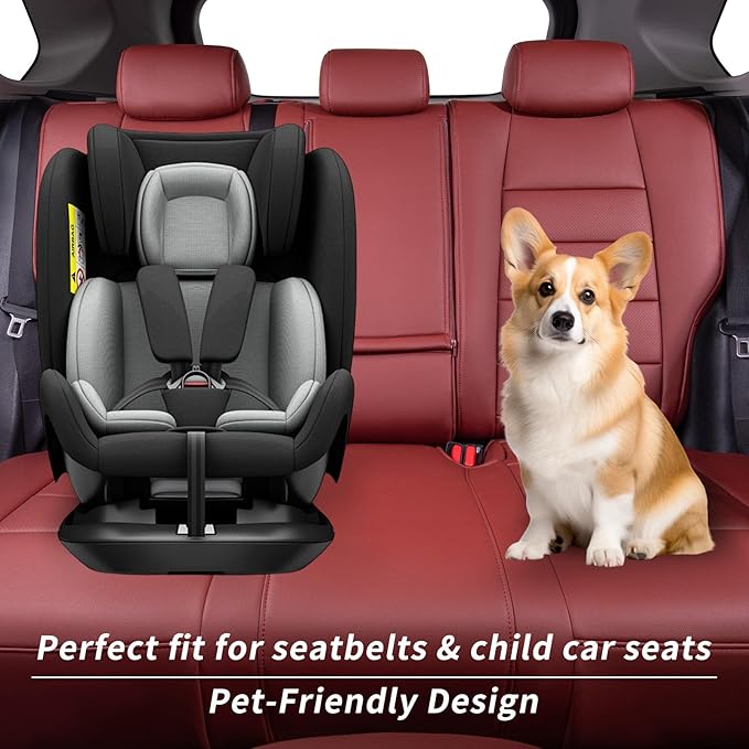 coverdream 2026 Rav4 Seat Covers Custom Fit for 2026 Toyota Rav4 Hybrid (LE,XLE Premium) SUV,Full Set Luxury Waterproof Leather Car Seat Protector
