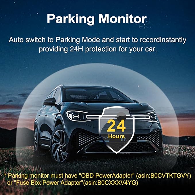Mangoal Front 4K & Rear 1080P Dash Cam fit for Ford F150 2013-2017 F250/F350 Super Duty 2015-2019 XLT Lariat King Ranch Raptor Limited Platinum(Model B), Free App & WiFi, 128GB Card