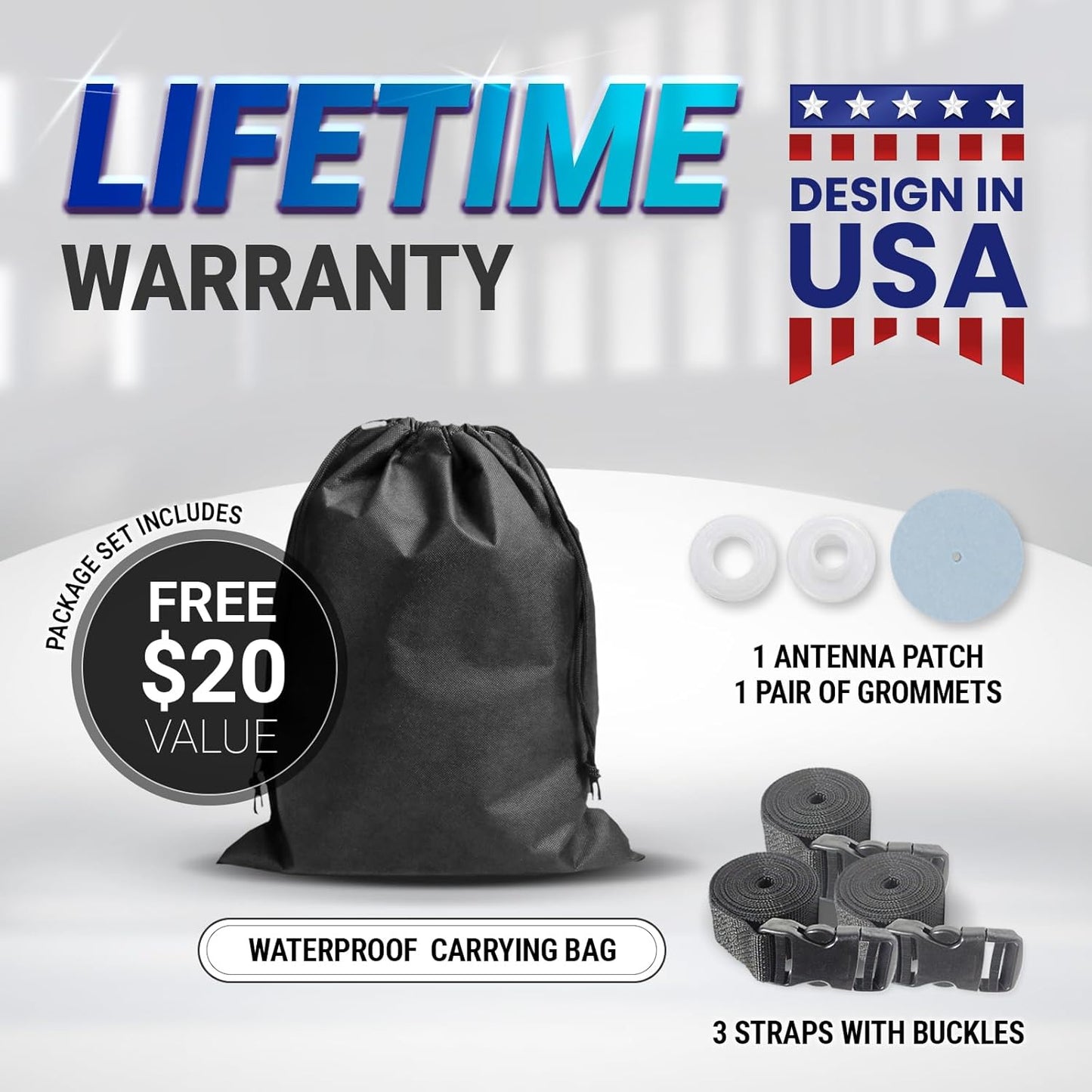 iCarCover Premium Car Cover for 1978-1988 Chevy Monte Carlo Heavy Duty Waterproof All-Weather Automobiles Custom Fit Indoor Outdoor UV Snow Protection Covers with Straps and Bag