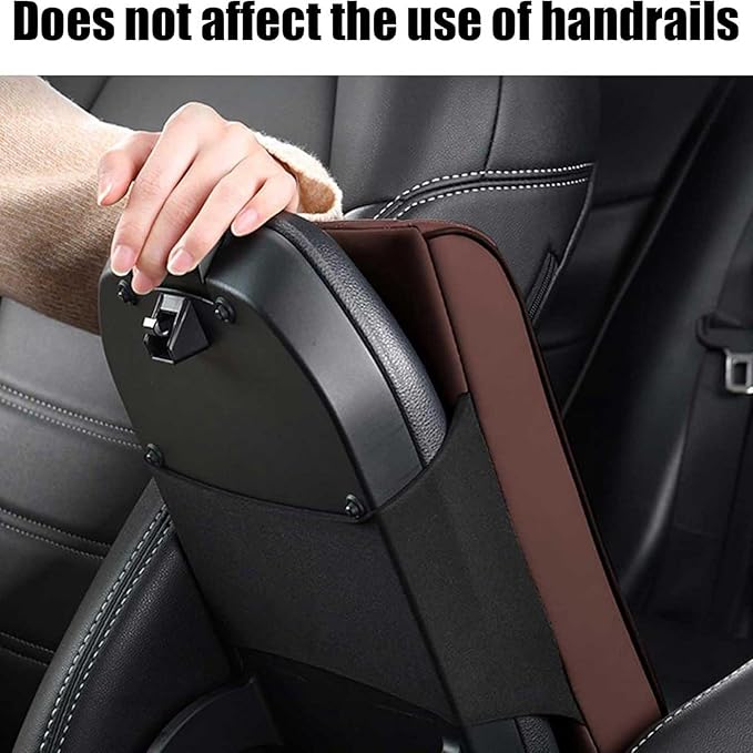Car Armrest Cushion for Jaguar F-Pace 2015-2019 2020 2021 2022 2023 2024 2025, Car Center Console Cover Armrest Pad Soft Leather Car Interior Accessories,Grey