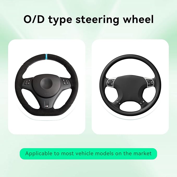 Bling Car Steering Wheel Cover, Diamond Leather Crystal Rhinestones Vehicles Steering Wheel Protector, Sparkling Anti-Slip Automotive Interior Decoration Accessories, Universal Fit (Gray)