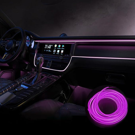 Car Interior Lights for BMW X3 E83 F25 F97 G01 G45 G48 20i 20d 30i 30d 30e M40i M40d X3M iX3 LED Car Interior Atmosphere Lamp Car Ambient Lighting Kits,Purple