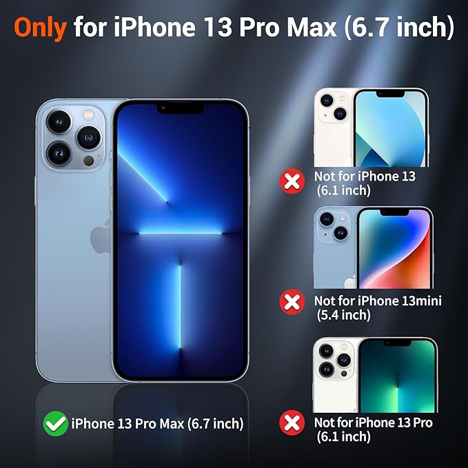 SUPFINE Magnetic for iPhone 13 Pro Max Case (Compatible with MagSafe) (Military Grade Drop Protection) Slim Translucent Matte Shockproof with Anti-Fingerprint Phone Case,Cangling Green