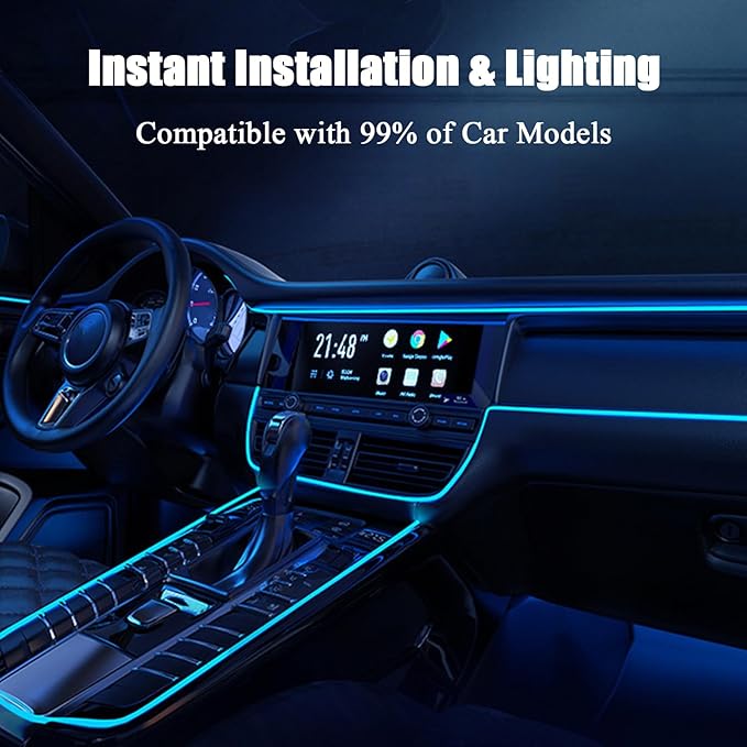 Car Interior Lights for Mercedes-Benz GL X166 LED Car Interior Atmosphere Lamp Car Ambient Lighting Kits,Red