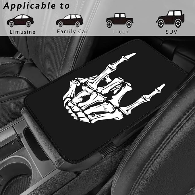 Cat Vehicle Center Console Armrest Cover Pad,Cat Car Accessories Soft Middle Console Cushion Pad,Auto Arm Rest Mat Decor Cats Gifts for Women Men Dad for Most Vehicle SUV Truck