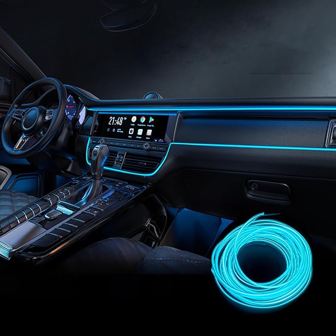 Car Interior Lights for Mercedes Benz AMG CLS C218 C219 C257 220d 280 300d 350 400d 450 500 CLS 53 55 63 LED Car Interior Atmosphere Lamp Car Ambient Lighting Kits,Ice Blue