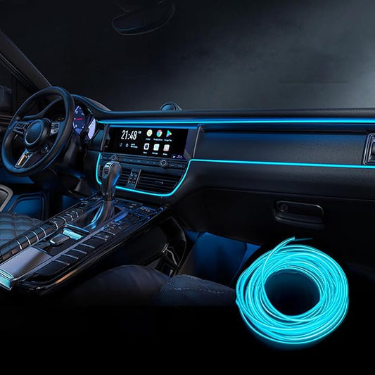Car Interior Lights for BMW X3 E83 F25 F97 G01 G45 G48 20i 20d 30i 30d 30e M40i M40d X3M iX3 LED Car Interior Atmosphere Lamp Car Ambient Lighting Kits,Ice Blue