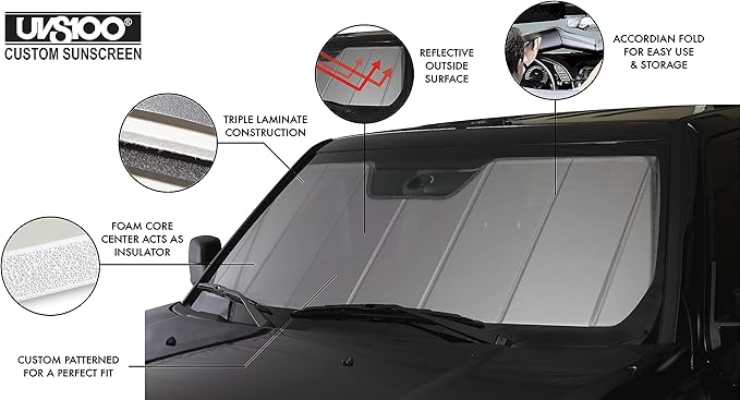 Covercraft UVS100 Custom Sunscreen | Fits 2016-2022 Honda HR-V | Silver