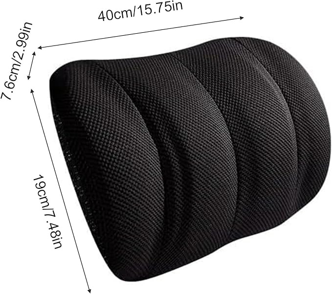 1 Piece Automotive Seat Lumbar Support Pillow for Chevrolet Equinox EV SUV 2024 2025 2026, Driving Lower Back Cushion Ergonomic Orthopedic Posture Rest