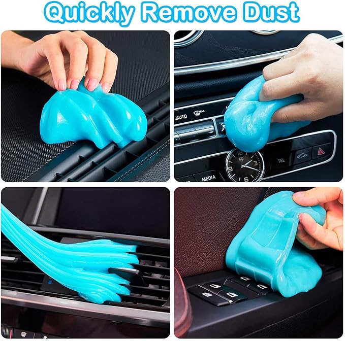 Car Cleaning Gel for Ford Escape Explorer 2000-2025, 200g × 2 Pack Car Interior Cleaner Slime, Auto Detailing Tools, Auto Dust Car Crevice Cleaner